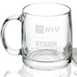 NYU Stern School of Business 13 oz Glass Coffee Mug Shot #2