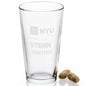 NYU Stern School of Business 16 oz Pint Glass- Set of 2 Shot #2