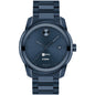 NYU Stern School of Business Men's Movado BOLD Blue Ion with Date Window Shot #2