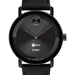 NYU Stern School of Business Men's Movado BOLD with Black Leather Strap
