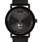 NYU Stern School of Business Men's Movado BOLD with Black Leather Strap Shot #1