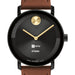 NYU Stern School of Business Men's Movado BOLD with Cognac Leather Strap