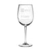 NYU Stern School of Business Red Wine Glasses - Set of 2 - Made in the USA