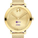NYU Stern School of Business Women's Movado Bold Gold with Mesh Bracelet