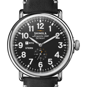 NYU Stern Shinola Watch, The Runwell 47 mm Black Dial Shot #1