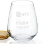 NYU Stern Stemless Wine Glasses - Set of 2 Shot #2