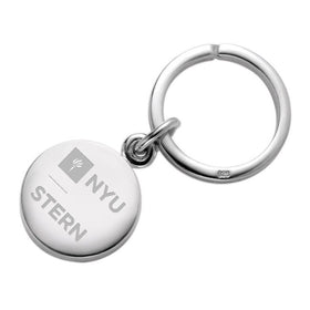 NYU Stern Sterling Silver Insignia Key Ring Shot #1