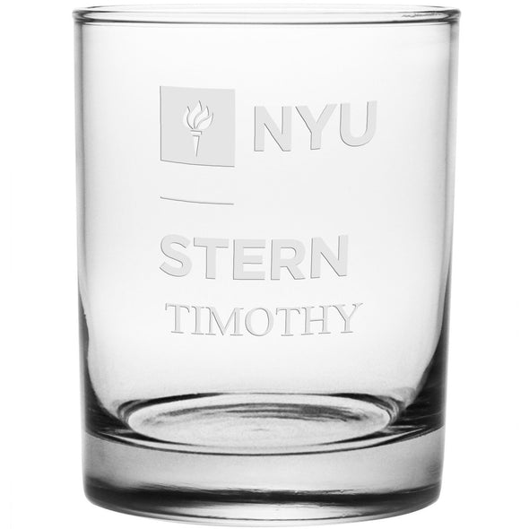 NYU Stern Tumbler Glasses - Set of 2 Made in USA Shot #2