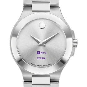 NYU Stern Women&#39;s Movado Collection Stainless Steel Watch with Silver Dial Shot #1