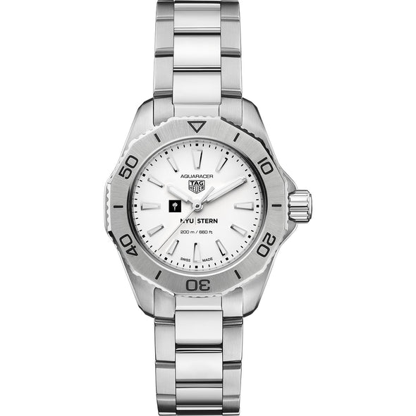 NYU Stern Women&#39;s TAG Heuer Steel Aquaracer with Silver Dial Shot #2