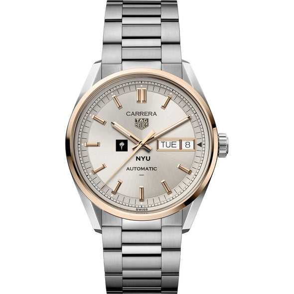 NYU TAG Heuer Carrera Automatic Day-Date 18K 5N Rose Gold Shot #2