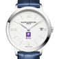 NYU Women's Baume et Mercier 36.5mm Classima Watch with White Dial & Blue Leather Strap Shot #1