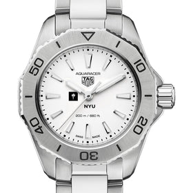 NYU Women&#39;s TAG Heuer Steel Aquaracer with Silver Dial Shot #1