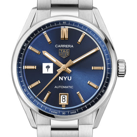 NYU Women's TAG Heuer Steel Carrera Automatic with Blue Dial Shot #1