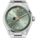 NYU Women's TAG Heuer Steel Carrera Automatic with Green Dial