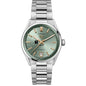 NYU Women's TAG Heuer Steel Carrera Automatic with Green Dial Shot #2