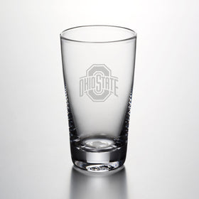 Ohio State Ascutney Pint Glasses by Simon Pearce Shot #1