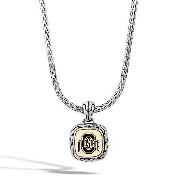 Ohio State Classic Chain Necklace by John Hardy with 18K Gold Shot #2