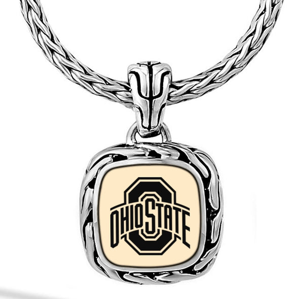 Ohio State Classic Chain Necklace by John Hardy with 18K Gold Shot #3