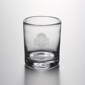 Ohio State Double Old Fashioned Glasses by Simon Pearce Shot #1