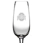 Ohio State Flute Glass by Simon Pearce Shot #2