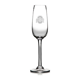 Ohio State Flute Glasses by Simon Pearce Shot #1