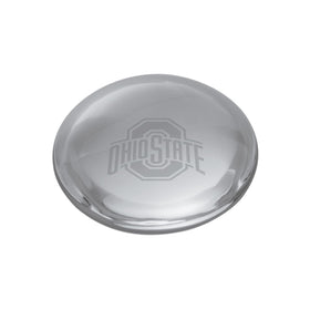 Ohio State Glass Dome Paperweight by Simon Pearce Shot #1