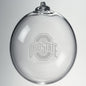 Ohio State Glass Ornament by Simon Pearce Shot #2