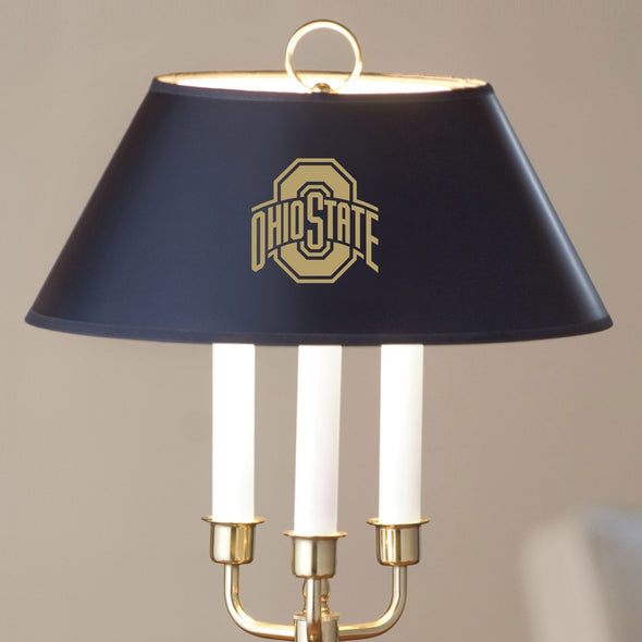 Ohio State Lamp in Brass &amp; Marble Shot #2