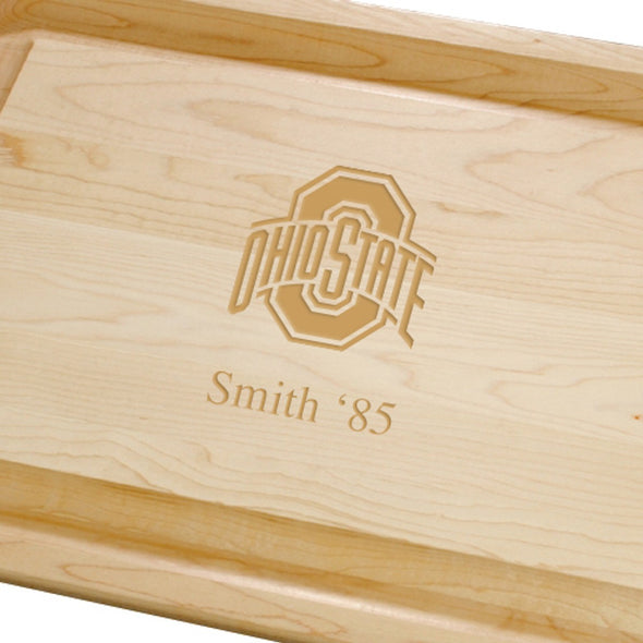 Ohio State Maple Cutting Board Shot #2