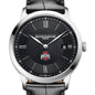 Ohio State Men's Baume et Mercier 40mm Classima Quartz Watch with Black Dial & Black Leather Strap Shot #1
