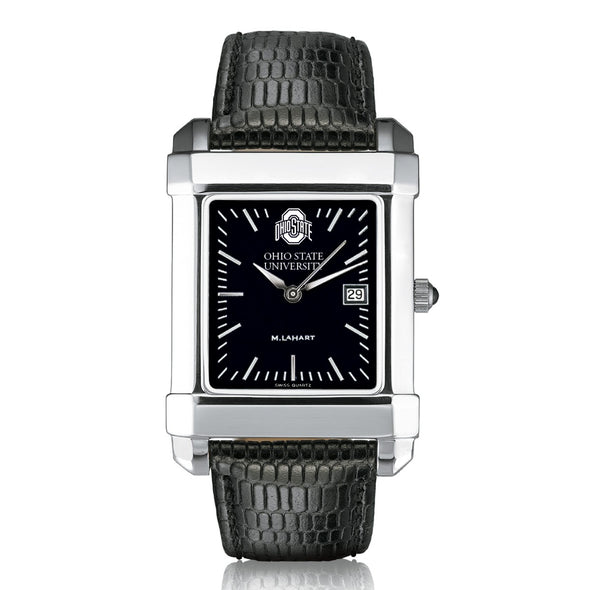 Ohio State Men's Black Quad with Leather Shot #2