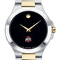 Ohio State Men's Movado Collection Two-Tone Watch with Black Dial Shot #1