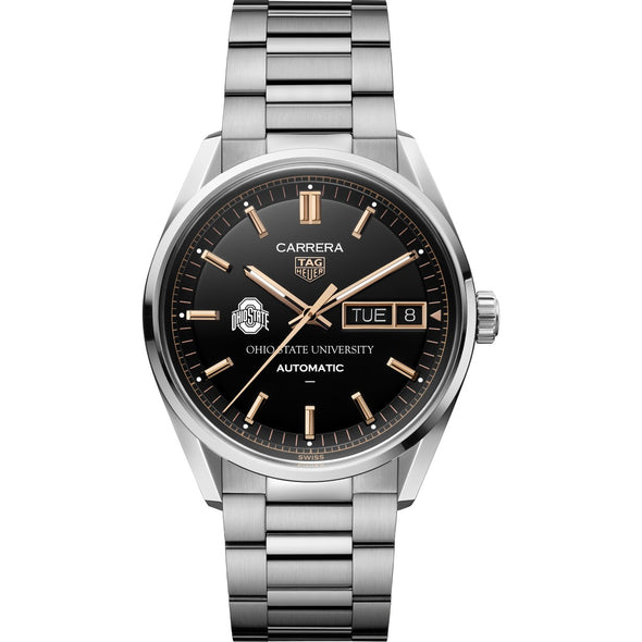 Ohio State Men's TAG Heuer Carrera Day-Date Automatic with Black Dial Shot #2