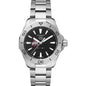 Ohio State Men's TAG Heuer Steel Aquaracer with Black Dial Shot #2