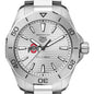 Ohio State Men's TAG Heuer Steel Aquaracer with Silver Dial Shot #1