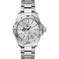 Ohio State Men's TAG Heuer Steel Aquaracer with Silver Dial Shot #2