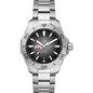 Ohio State Men's TAG Heuer Steel Automatic Aquaracer with Black Dial Shot #2