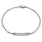 Ohio State Monica Rich Kosann Petite Poesy Bracelet in Silver Shot #1