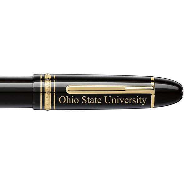 Ohio State Montblanc Meisterstück 149 Fountain Pen in Gold Shot #2