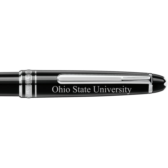 Ohio State Montblanc Meisterstück Classique Ballpoint Pen in Platinum Shot #2
