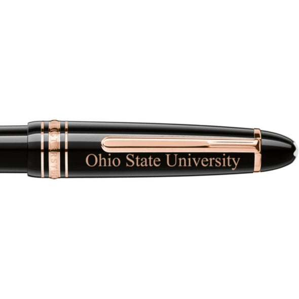 Ohio State Montblanc Meisterstück LeGrand Ballpoint Pen in Red Gold Shot #2