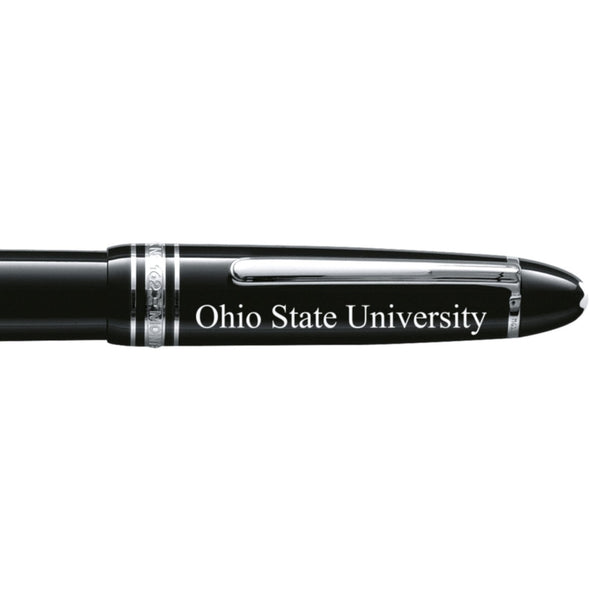 Ohio State Montblanc Meisterstück LeGrand Rollerball Pen in Platinum Shot #2