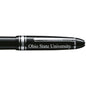 Ohio State Montblanc Meisterstück LeGrand Rollerball Pen in Platinum Shot #2