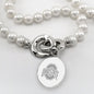 Ohio State Pearl Necklace with Sterling Silver Charm Shot #2