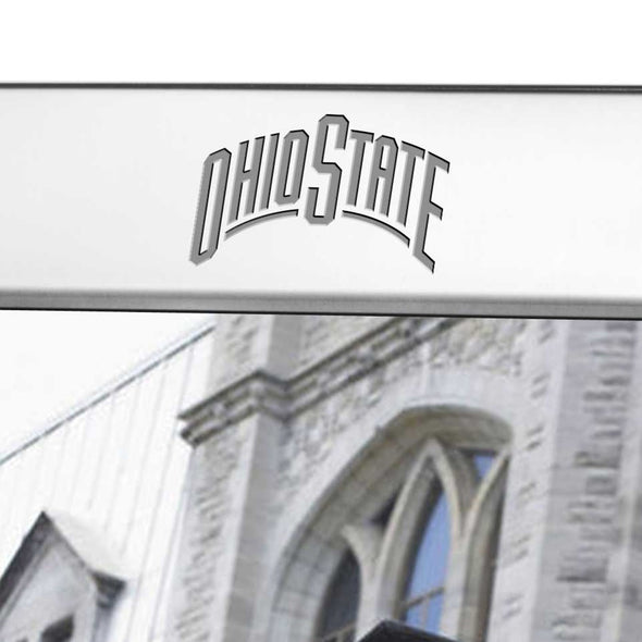 Ohio State Polished Pewter 8x10 Picture Frame Shot #2