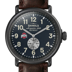 Ohio State Shinola Watch, The Runwell 47mm Midnight Blue Dial Shot #1