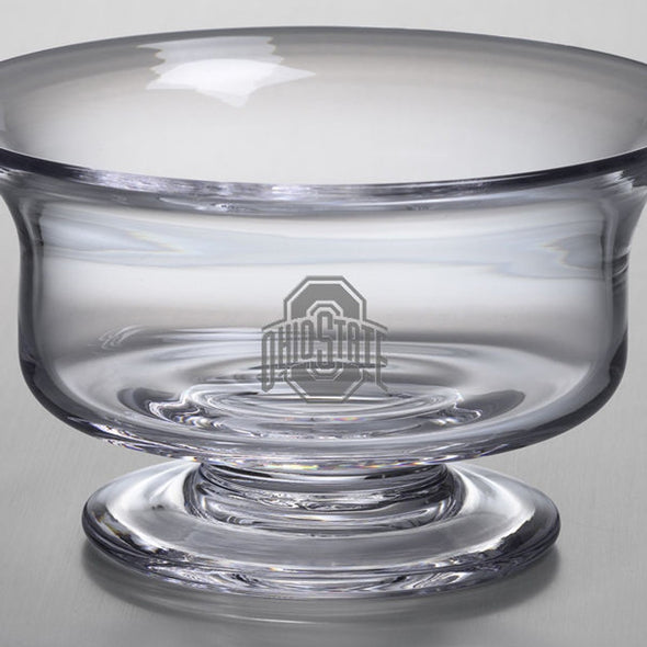 Ohio State Simon Pearce Glass Revere Bowl Med Shot #2