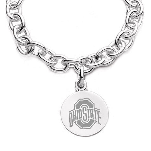 Ohio State Sterling Silver Charm Bracelet Shot #2