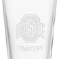 Ohio State University 16 oz Pint Glass Shot #3